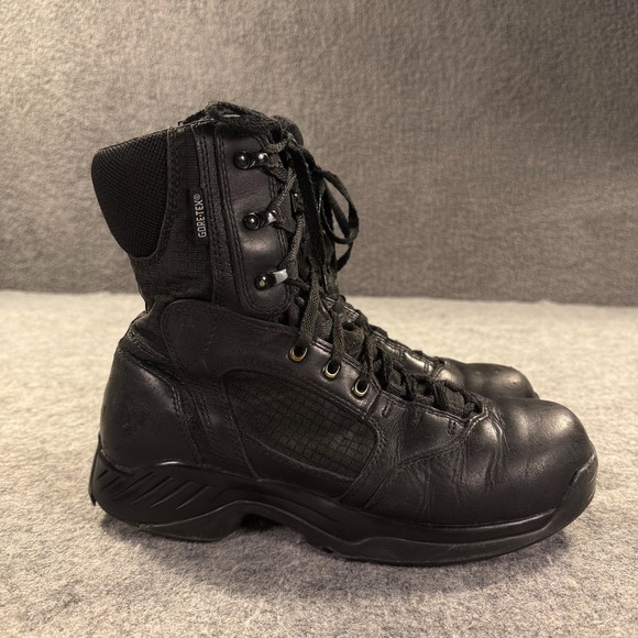 Danner Kinetic Side-Zip GTX Boots Mens 8 Black Gore-Tex Tactical Combat 28012